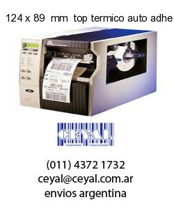 124 x 89  mm  top termico auto adhesivo top termico adesivo