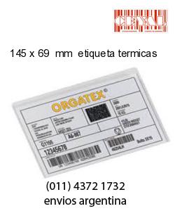 145 x 69  mm  etiqueta termicas