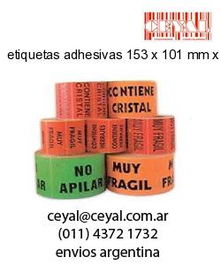 etiquetas adhesivas 153 x 101 mm x mm