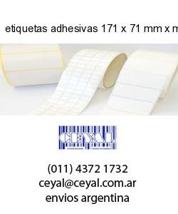 etiquetas adhesivas 171 x 71 mm x mm