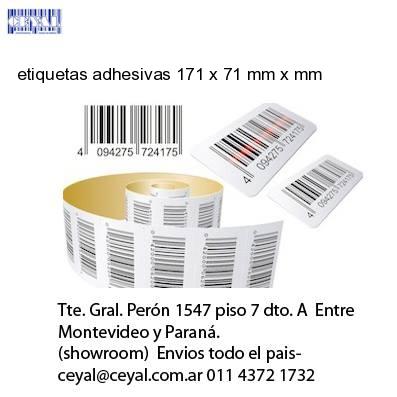 etiquetas adhesivas 171 x 71 mm x mm
