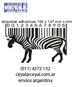 etiquetas adhesivas 195 x 147 mm x mm