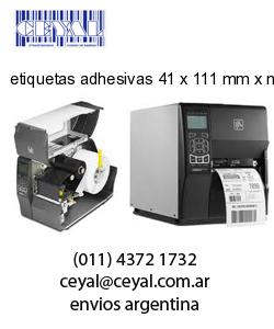 etiquetas adhesivas 41 x 111 mm x mm
