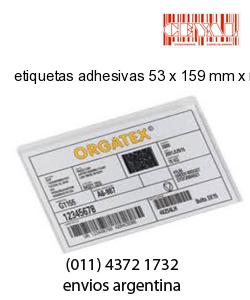 etiquetas adhesivas 53 x 159 mm x mm