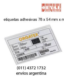 etiquetas adhesivas 78 x 54 mm x mm