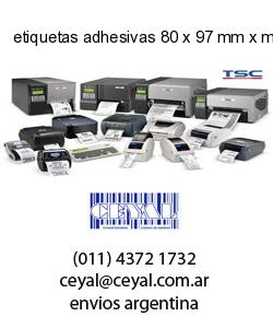 etiquetas adhesivas 80 x 97 mm x mm