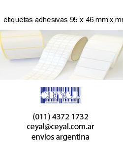 etiquetas adhesivas 95 x 46 mm x mm