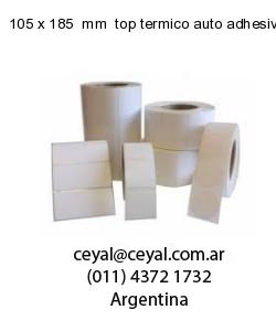 105 x 185  mm  top termico auto adhesivo top termico adesivo