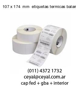 107 x 174  mm  etiquetas termicas balanzas