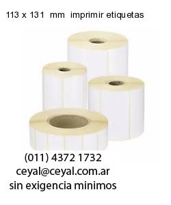 113 x 131  mm  imprimir etiquetas