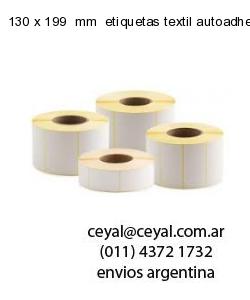 130 x 199  mm  etiquetas textil autoadhesivas
