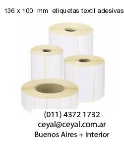 136 x 100  mm  etiquetas textil adesivas