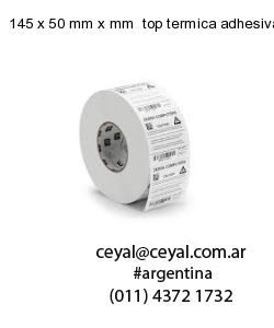 145 x 50 mm x mm  top termica adhesiva