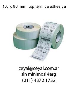 153 x 96  mm  top termica adhesiva