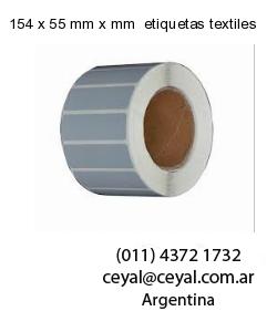 154 x 55 mm x mm  etiquetas textiles