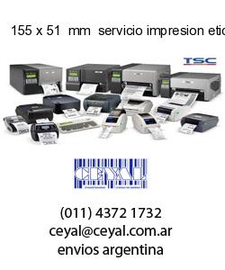 155 x 51  mm  servicio impresion etiquetas ilustracion