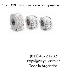 162 x 133 mm x mm  servicio impresion etiquetas