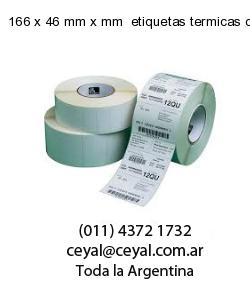 166 x 46 mm x mm  etiquetas termicas congelado