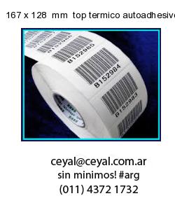 167 x 128  mm  top termico autoadhesivo