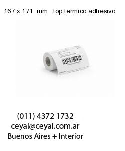 167 x 171  mm  Top termico adhesivo