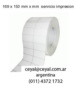 169 x 153 mm x mm  servicio impresion etiquetas opp