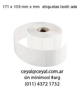 171 x 139 mm x mm  etiquetas textil adesivas