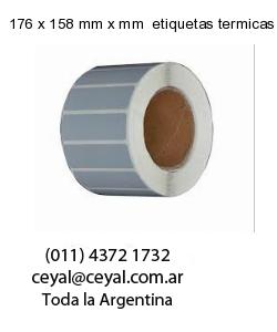 176 x 158 mm x mm  etiquetas termicas congelado