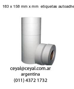 183 x 158 mm x mm  etiquetas autoadhesivas redondas