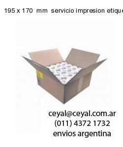 195 x 170  mm  servicio impresion etiquetas codigos