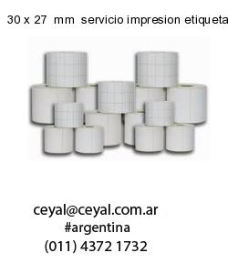 30 x 27  mm  servicio impresion etiquetas ilustracion