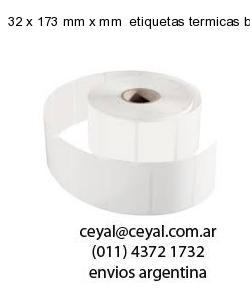 32 x 173 mm x mm  etiquetas termicas balanzas