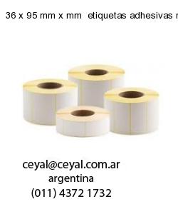 36 x 95 mm x mm  etiquetas adhesivas redondas