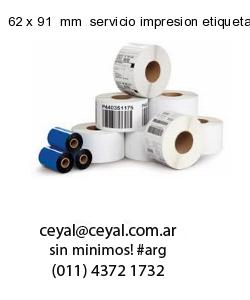62 x 91  mm  servicio impresion etiquetas codigos