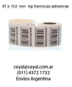 87 x 132  mm  top ttermicas adhesivas