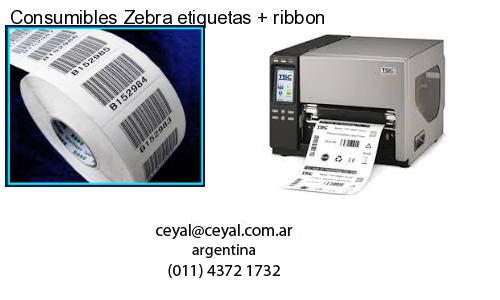 Consumibles Zebra etiquetas   ribbon