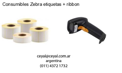 Consumibles Zebra etiquetas   ribbon
