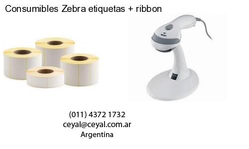 Consumibles Zebra etiquetas   ribbon