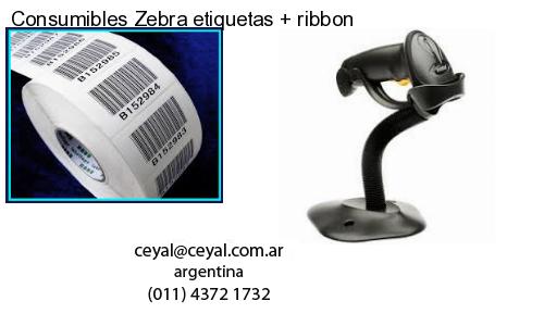 Consumibles Zebra etiquetas   ribbon
