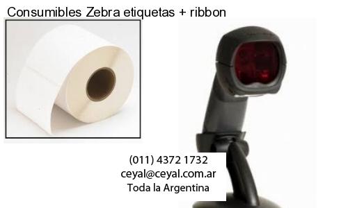 Consumibles Zebra etiquetas   ribbon