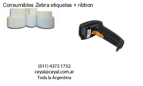 Consumibles Zebra etiquetas   ribbon