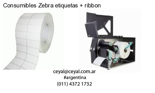 Consumibles Zebra etiquetas   ribbon