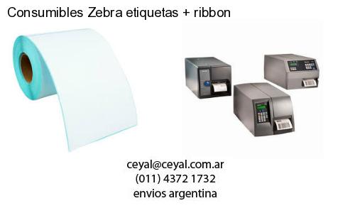 Consumibles Zebra etiquetas   ribbon