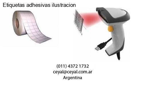 Etiquetas adhesivas ilustracion