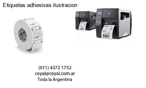 Etiquetas adhesivas ilustracion