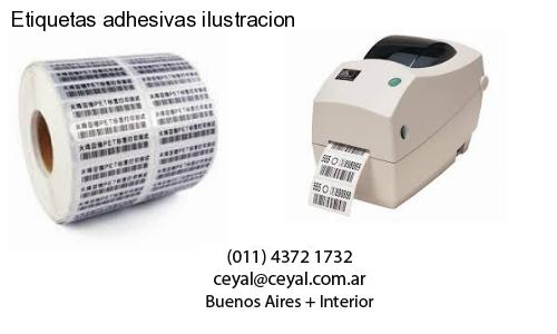 Etiquetas adhesivas ilustracion