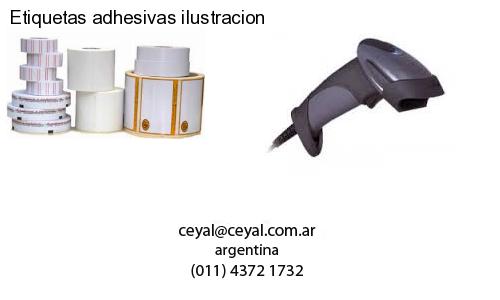 Etiquetas adhesivas ilustracion