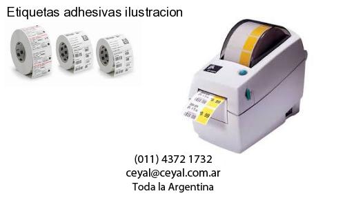 Etiquetas adhesivas ilustracion