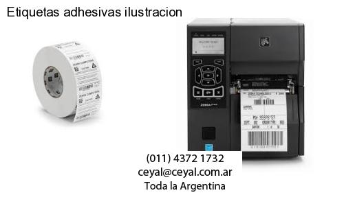 Etiquetas adhesivas ilustracion