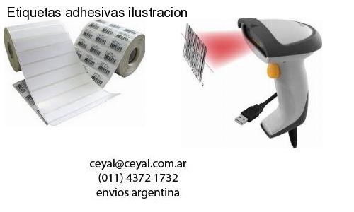 Etiquetas adhesivas ilustracion