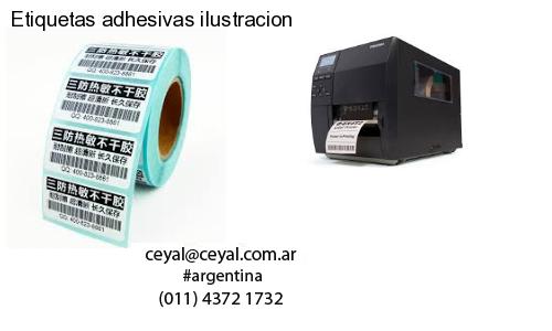 Etiquetas adhesivas ilustracion